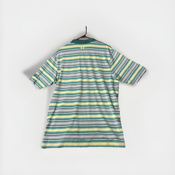 Under Armour Golf Shirt XL Multicolor Greens Yellow Small Country Club On Arm - Picture 3 of 3